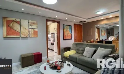 Apartamento mobiliado com 3 quartos e 2 vagas no jardim planalto – 125m²