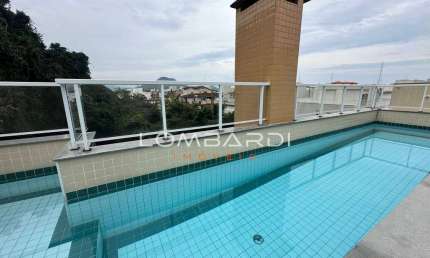 Apartamento na área nobre da Praia Grande com vista para mata