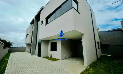 Sobrado novo em Condomínio no bairro no Tingui - SOBRADO DE ALTO PADRÃO COM 3 SUÍTES E 2 VAGAS NA RUA HERMÍNIO CARDOSO - TINGUI, CURITIBA