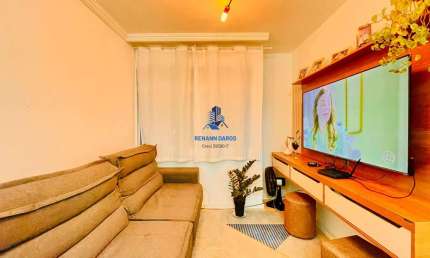apartamento em condomínio fechado pinheirinho - Apartamento térreo no Pinheirinho com 2 quartos, vaga coberta, 55m² úteis – Financiável pelo Minha Casa Minha Vida