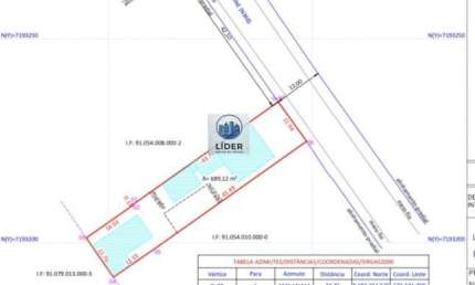 sobrado em condomínio fechado - Terreno de 651m² à venda no Abranches – Aceita permuta e construção!