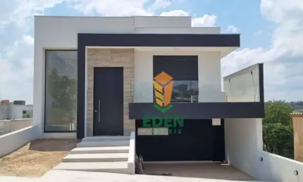 Casa com 3 suítes, sendo 1 master, 5 banheiros, garagem para 4 carros, à Venda no Condomínio Campos do Conde, Sorocaba/SP