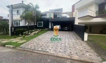 Casa de Alto Padrão com 3 suítes, 5 banheiros, garagem para 6 carros, à Venda no Condomínio Ibiti do Paço, Sorocaba/SP