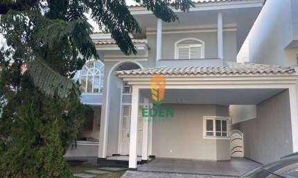Casa de Alto Padrão com 4 suítes, sendo 1 master, 5 banheiros, garagem para 4 carros, à Venda no Condomínio Residencial Tivoli Park, Sorocaba/SP