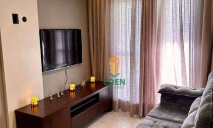 Apartamento com 2 quartos, 1 banheiro, 1 vaga de garagem, para Locação ou Venda no Condomínio Palácio San Marco, Parque Campolim, Sorocaba/SP
