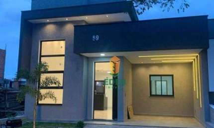 Casa Térrea com 3 quartos, sendo 1 suíte, área gourmet, à Venda no Condomínio Terras de São Francisco, Cajuru do Sul, Sorocaba/SP