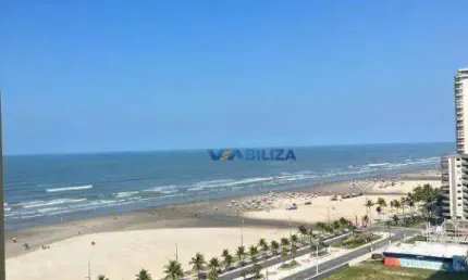 Apartamento com 2 dormitórios à venda, 92 m² por R$ 890.000 - Vila Guilhermina - Praia Grande/SP ***Aceito Permuta****