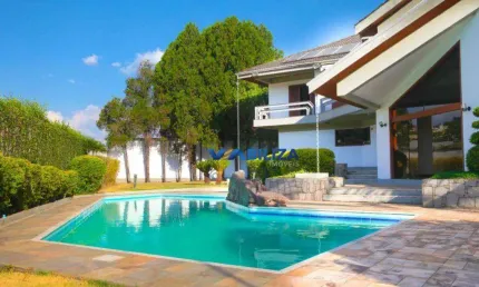 Sobrado alto padrão com 8 dormitórios à venda, 832 m² por r$ 4.000.000 - vila gardênia - atibaia/sp