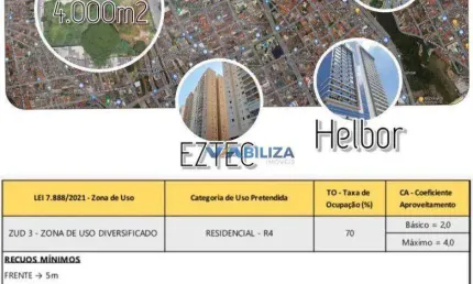 Área à venda, 4000 m² por R$ 7.000.000,00 - Jardim Aliança - Guarulhos/SP