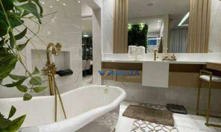 106 m2 de puro requinte Cidade Maia 3 dorms sendo uma suite master com SPA  Varanda gourmet integrada a sala
