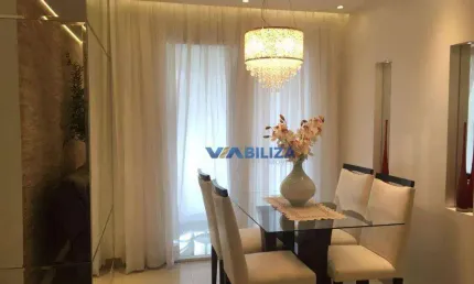 Apartamento com Varanda gourmet - 58 metros - 2 dormitórios sendo 1 súíte - 1 vaga - Guarulhos
