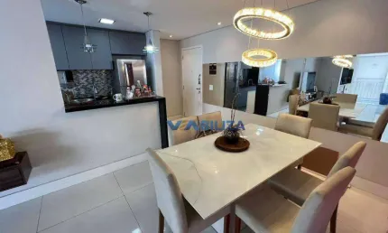 Apartamento com 2 dormitórios à venda, 83 m² por r$ 789.000,00 - jardim flor da montanha - guarulhos/sp