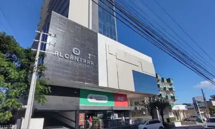 Sala comercial com 1 sala para alugar no centro, biguaçu , 54 m2 por r$ 3.600