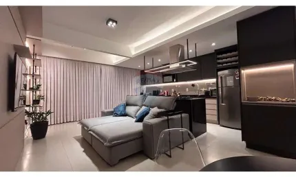 APT NOVO DE 77 M ² COM 2 SUITES, SALA/COZINHA , LAVANDERIA , 01 VAGA GARAGEM,LAVABO