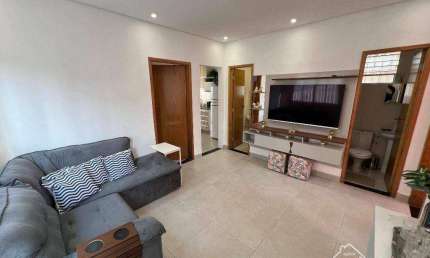Casa com 3 Quartos Para alugar Vila Guilhermina - Praia Grande/SP