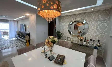 Apartamento 3 Quartos Alto Padrão com Vista para o Mar Boqueirão Praia Grande/SP