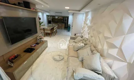 Apartamento com 3 quartos na  Vila Guilhermina Praia Grande/SP