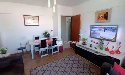 Apartamento com 1 quarto vila guilhermina na praia grande/sp