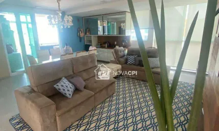 Apartamento à venda, 244 m² por r$ 3.500.000,00 - gonzaga - santos/sp