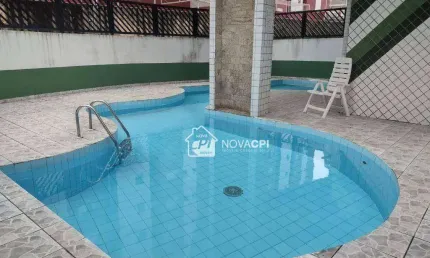 Apartamento com 2 quartos canto do forte em praia grande/sp