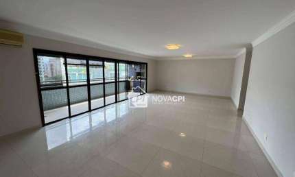 Apartamento para alugar, 210 m² por R$ 12.000,01/mês - Boqueirão - Santos/SP
