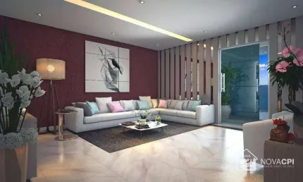 Apartamento com 2 quartos à venda no Boqueirão Praia Grande/SP