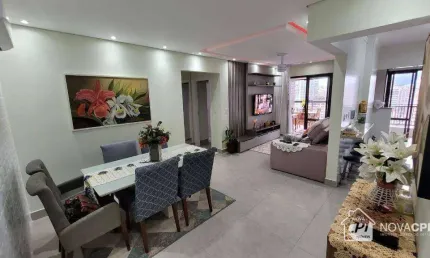 Apartamento com 2 quartos na Guilhermina Praia Grande/SP