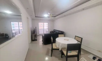 Apartamento com 2 quartos aviação em praia grande/sp