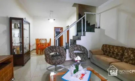 Sobrado com 2 quartos na vila guilhermina - praia grande/sp