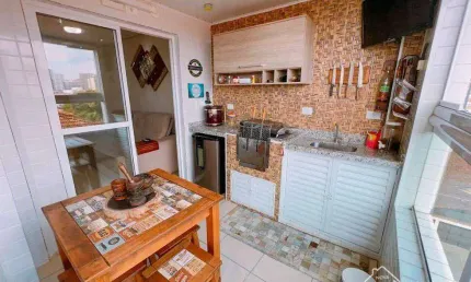Apartamento com 2 quartos no Canto do Forte Praia Grande/SP