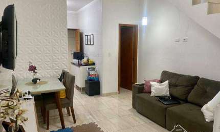 Casa em condomínio fechado com 2 quartos à venda na Rua Nancyr Feliciano de Oliveira, Tupi, Praia Grande