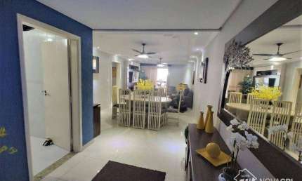 Apartamento BEIRA MAR com 3 quartos na Ocian Praia Grande/SP
