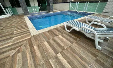 Apartamento com 2 quartos vila tupi em praia grande/sp