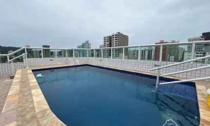 Apartamento com 2 quartos canto do forte em praia grande/sp
