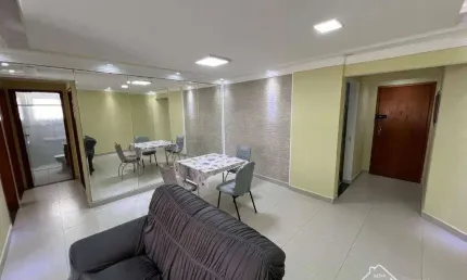 Apartamento 3 Quartos Mobiliado para Venda em Praia Grande SP