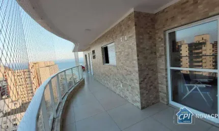 Apartamento com vista mar 3 quartos em praia grande sp