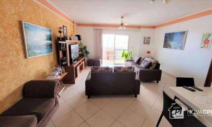 Apartamento com 3 quartos mobiliado na  Aviação Praia Grande/SP