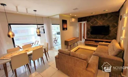 Apartamento com 3 quartos vila guilhermina na praia grande/sp