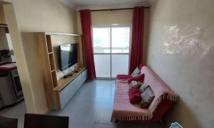 Apartamento 2 quartos em praia grande com vista mar