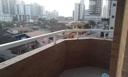 Apartamento com 1 quarto no bairro guilhermina em praia grande/sp
