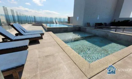 Apartamento com 3 suítes vista mar na Guilhermina em Praia Grande/SP