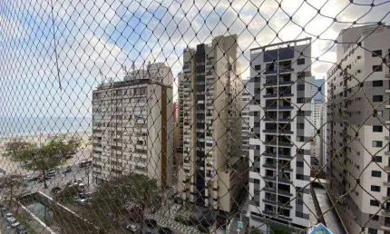 Apartamento com 3 quartos vista mar  à venda - gonzaga / santos
