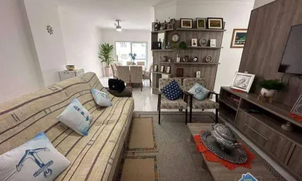 Apartamento com 3 quartos e 3 suítes - canto do forte, praia grande - sp.