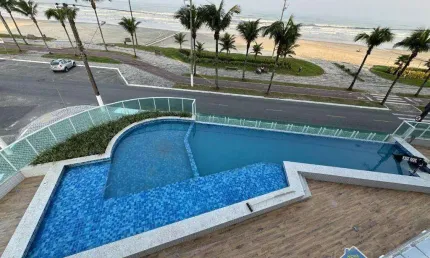 Apartamento com 2 quartos vila caiçara na praia grande/sp