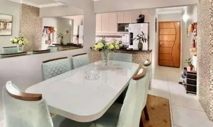 Apartamento MOBILIADO com 2 quartos na Tupi em Praia Grande/SP
