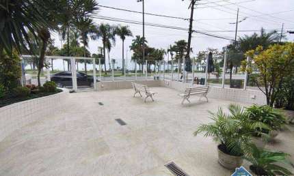Apartamento de frente ao mar em Santos com 2 Quartos