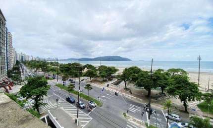 Apartamento todo REFORMADO em frente ao MAR no Bairro do Gonzaga – Santos/SP