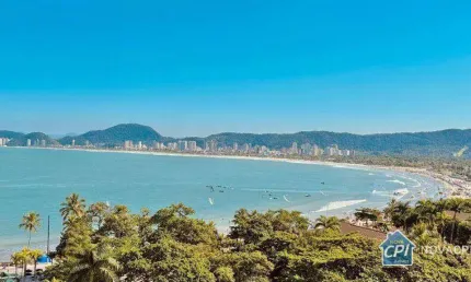 Apartamento em Guarujá Mobiliado Vista Mar Lazer Completo