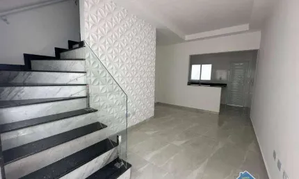 Casa em condomínio fechado com 2 quartos à venda na Rua Cidade de Santos, Boqueirão, Praia Grande