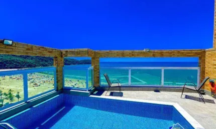 Cobertura Duplex com 3 Quartos Vista Mar Lazer Completo